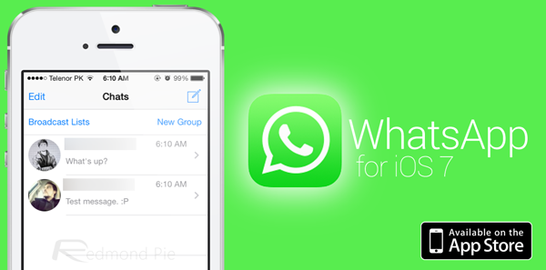 WhatsApp for iOS 7
