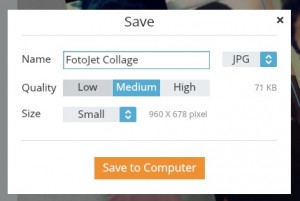 Save in Fotojet