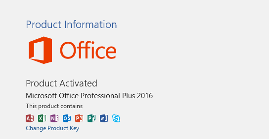 how to kill activated ms office 2016 screen