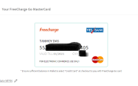 FreeCharge Virtual Credit Card
