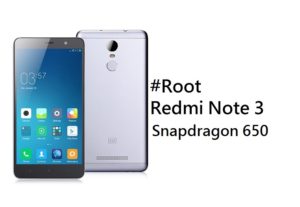 Root Redmi Note 3 Snapdragon