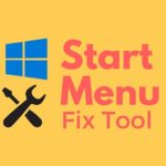 Start Menu Fix Tool