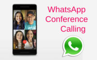 WhastsApp conference call